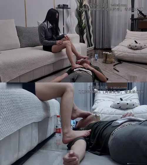 红颜榜-宝爷裸足虐舌踩地毯