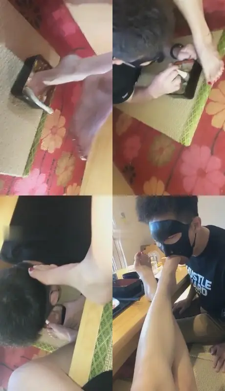 歌迪丝-双S调M到脚下去吃食