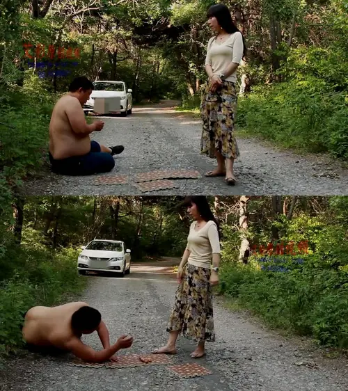 冷天使-野外踩踏