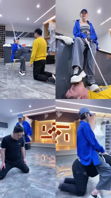 麋鹿银儿-短发女神一年后再次归来重度鞭打抽耳光骑马踩踏