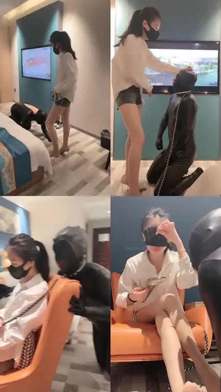 万一-教育小白16分钟高跟鞋碾压踩舔脏鞋底耳光踩狗头