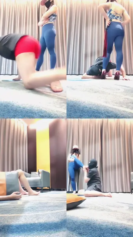 长沙小雪-转胯鞭打高跟踢踹踩