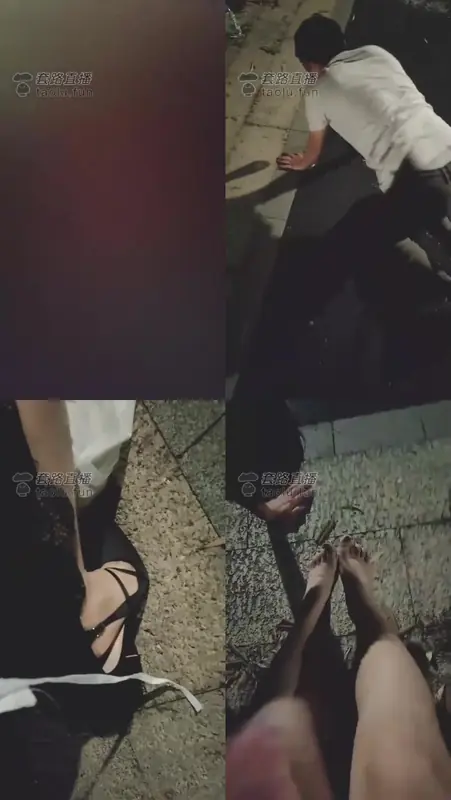 柠萌小主-户外舔肉丝裸足转胯坐脸洗袜子喝洗脚水户外疯狂羞辱肉丝裸足户外玩狗，揪狗耳朵爬，赏洗脚水，口水，舔鞋钻胯，踹狗