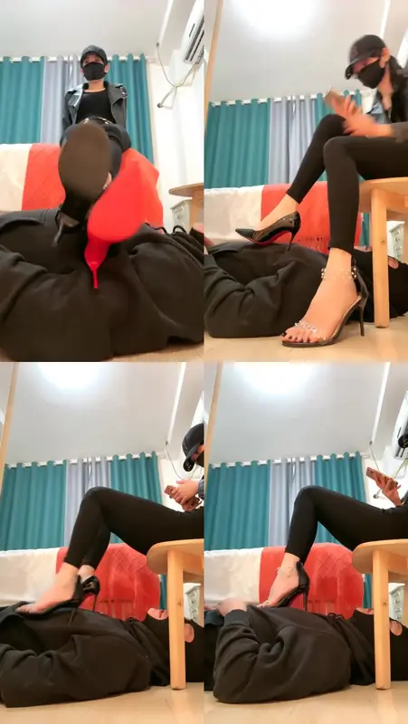 美娜格格-高跟全体重踩踏高跟踩踏