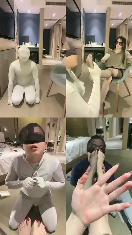 苏曼-虐一个脚奴最后赏赐圣水37