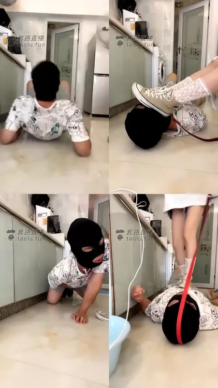 云云酱-帆布鞋蹦蹦跳跳踩头+全体重踩+踢裆