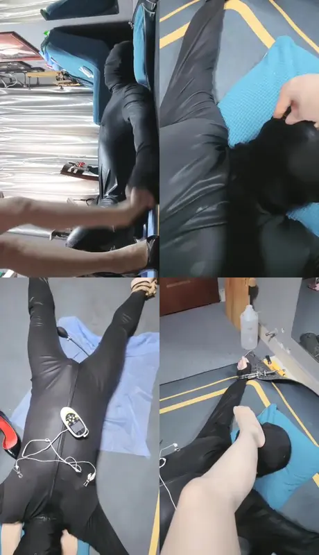 天香百合-电击四肢捆绑臭脚捂脸