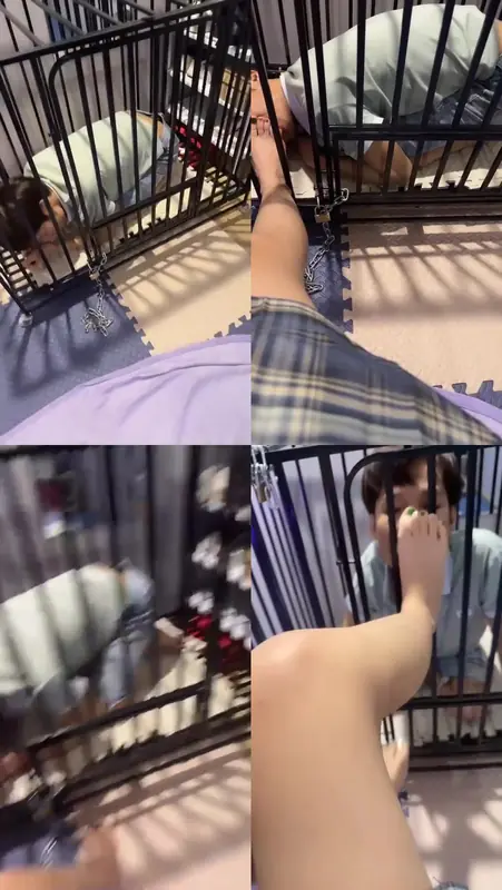 筱白S-狗笼囚禁恋足舔
