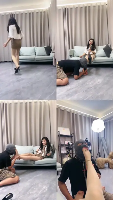 吴恩S-新人S_高跟美腿踩鞭打胯下羞辱虐狗舌