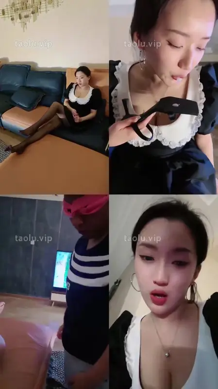 潘妮女王-边看电影边玩狗黑丝高跟诱惑骑马喂口水