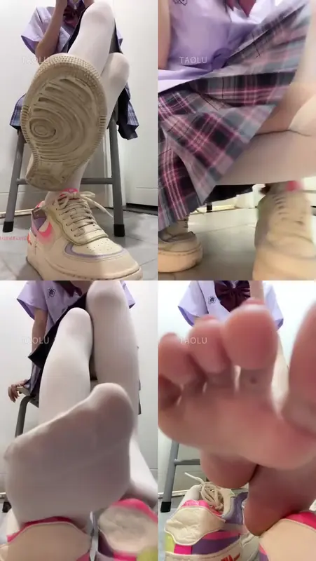 绘子学姐-第一视角久违的空军榨j，白丝脚、裸足掌心对搓，呼吸控制及贴屏羞辱等