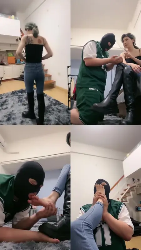 兔兔大人-Tj不听话的got28分钟长靴踩踏重度提档白袜裸足跪舔