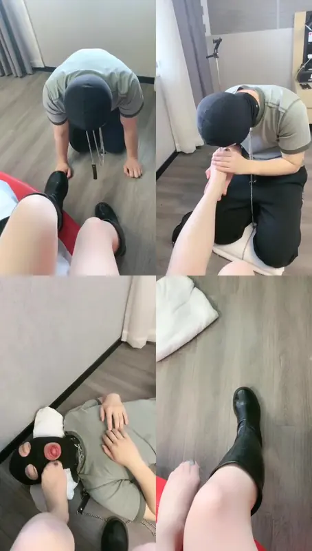 曼妮老师-跪舔脏长靴原味jio插嘴碾压踩