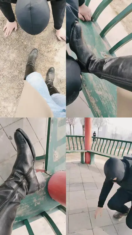 辣姐-户外清理脏鞋底