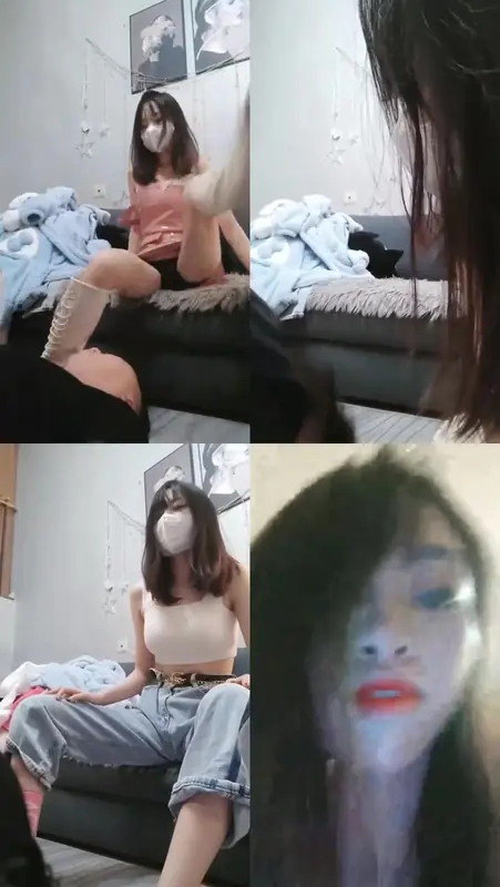 丫丫啊-长靴棉袜全体重踩虐