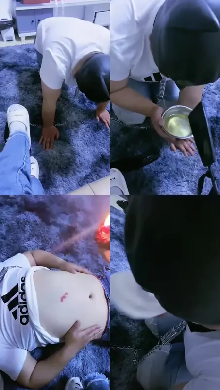 夏娜S-舔脏拖鞋白袜脚踩赏赐圣水滴蜡