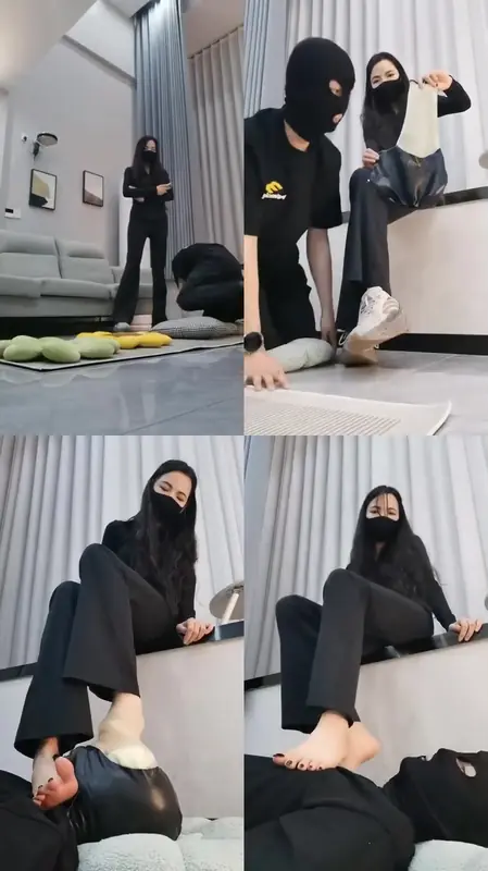 皮皮S-夜跑结束急需除汗臭25分钟_腿绞窒息强制闻鞋骑马转胯棉袜气味辱