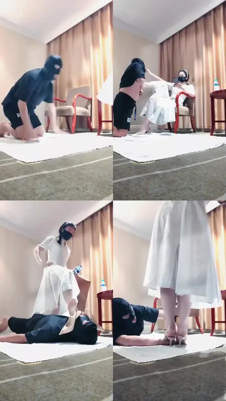 长沙小雪-骑马sp高跟踩碾压狗爪嘴叼鞋抽耳光