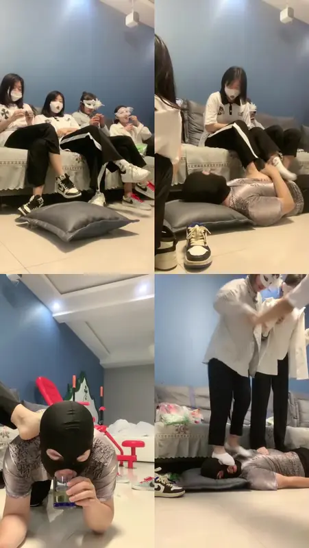 精神小妹-生活化随意群喂食口水47分钟多学生素人S原味脚羞辱