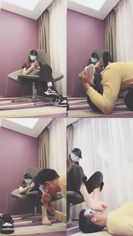 美娜格格-家奴被投诉下集31分钟运动鞋白棉袜惩罚家奴【下】