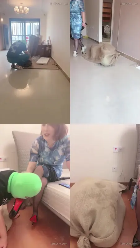 梓夫人-旗袍S把家奴装到麻袋虐打囚禁