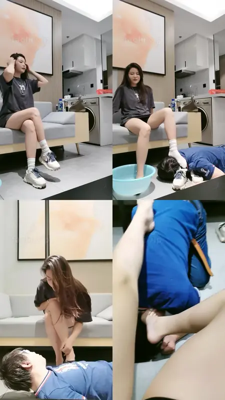 琴魔-纯废物39分钟运动鞋棉袜踩踏气味羞辱洗脚轻度恋足