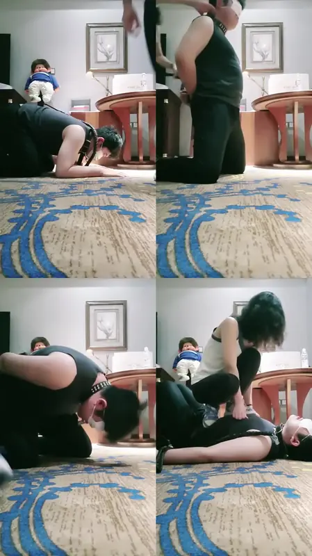 诗恩大大-提档虐乳跪舔运动鞋踩踏