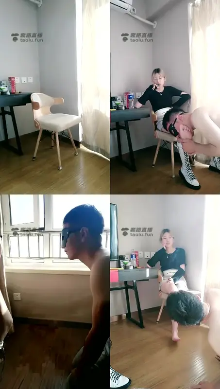 音音-小奶狗被欺负的好惨，口水，轻度踩踏，舔脚，长靴