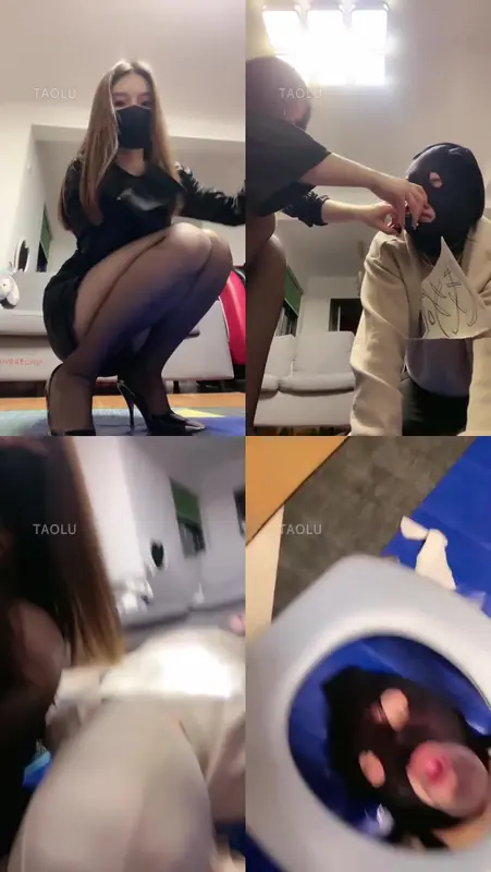 十三姨-卑微贱狗黑丝崇拜，圣水喂养