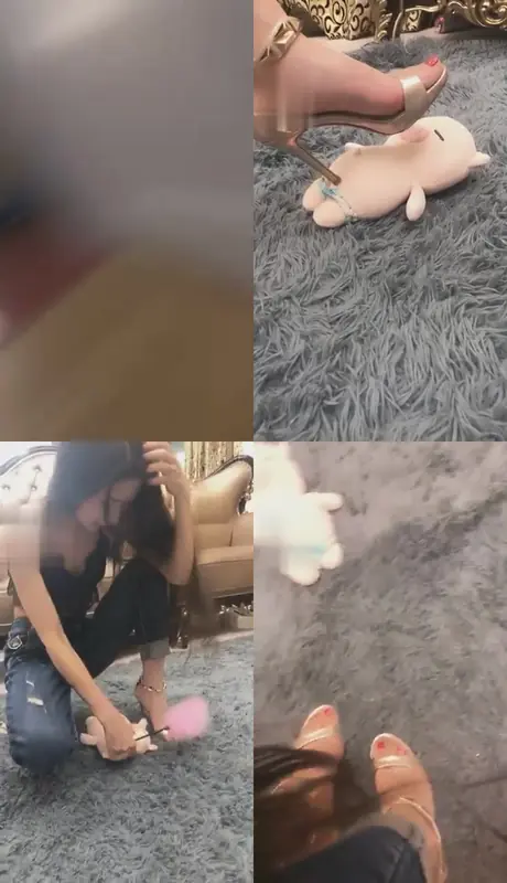 芷晴-踢踩，口水，坐脸，舔脚舔鞋底羞辱狗第一视角