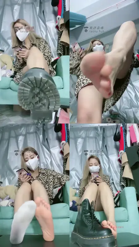 猫熙S悠悠S-马丁靴棉袜绝美视角无限粗口辱骂