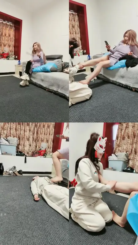 心理学M-女女系列调教犯贱的小女奴_母畜_骑马舔小白鞋黑丝碾压踩踏