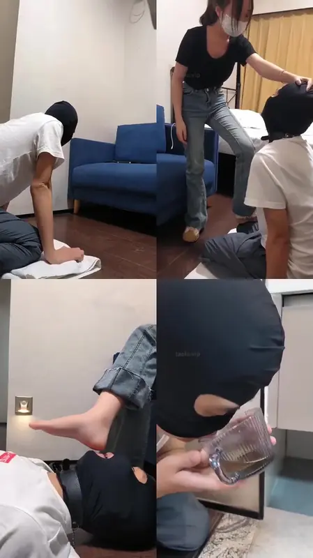 小樱桃-牛仔裤调教62分钟_骑马爬行全体重踩求圣水白袜诱惑