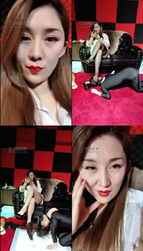 风情艳主-地下宫殿女奴鞋底咀嚼物耳光踩脸