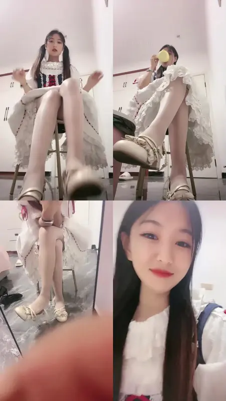 小樱-洛丽塔鞋子，流光袜