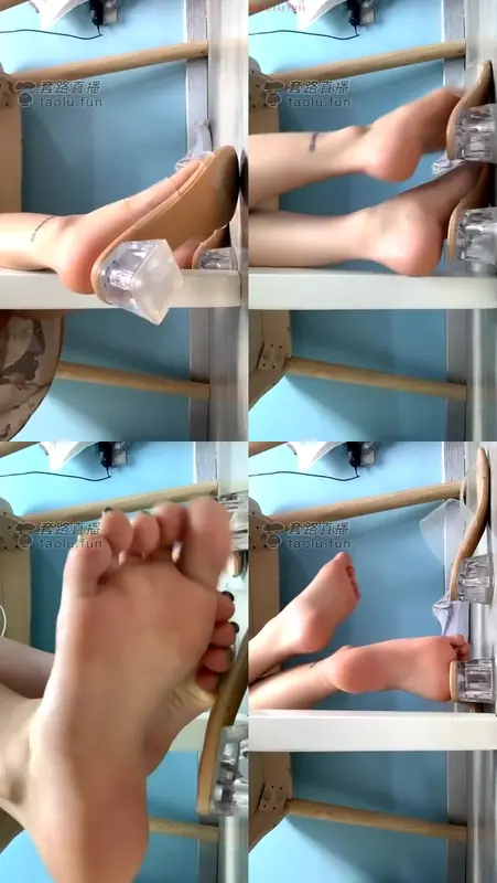 绘子学姐-第一视角可爱美脚水晶鞋随意耍跟着节奏哦