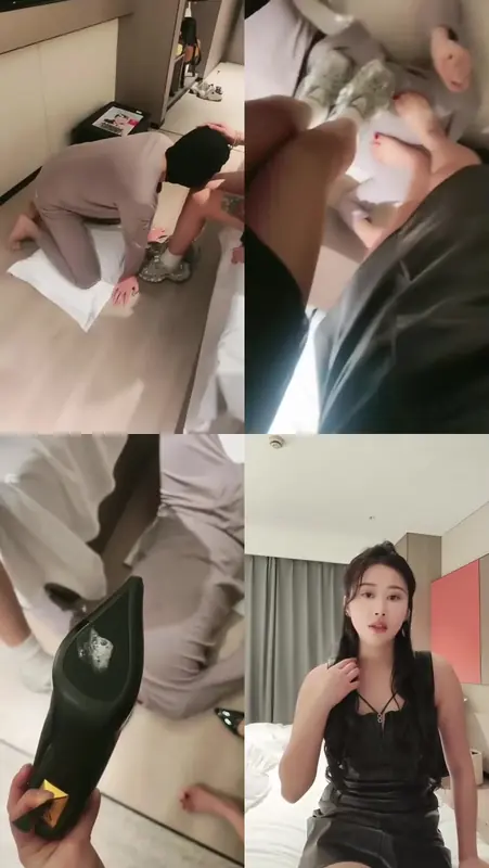 魔仙集中地-姐妹花S_运动鞋白袜+高跟踩踏