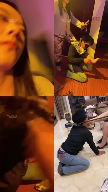 不知名美女-调狗