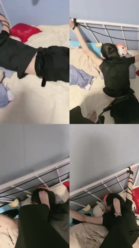 筱白S-捆绑床上_堵嘴_重度鞭打