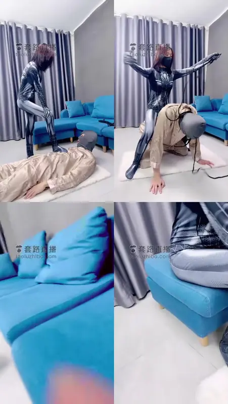 狗哥M-蜘蛛女王暴力场30分钟蜘蛛女神五花大绑强制虐狗