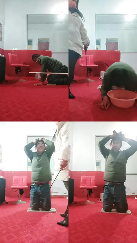 沐颜-跪着搓衣板伺候洗脚【疼痛M】