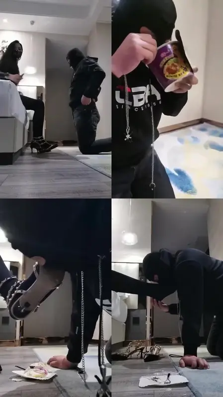 皮皮S-重度鞭打骑马吃圣水泡面铆钉高跟踩踏喂食