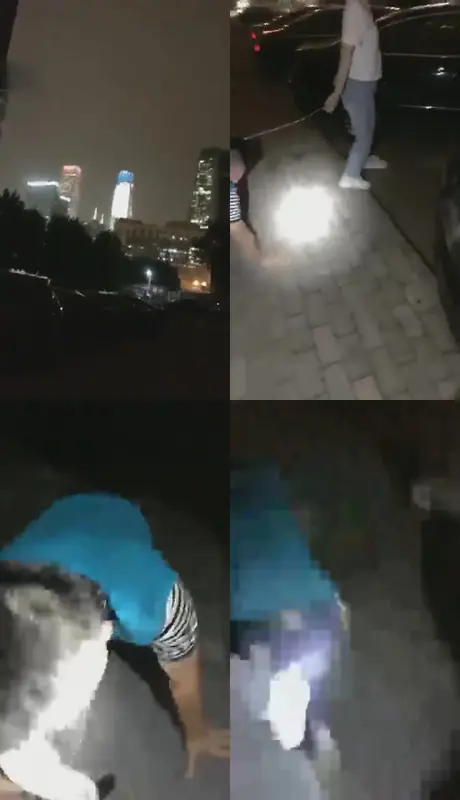 美丝大大-小白鞋脏棉袜户外调教，刺激，玩的就是心跳