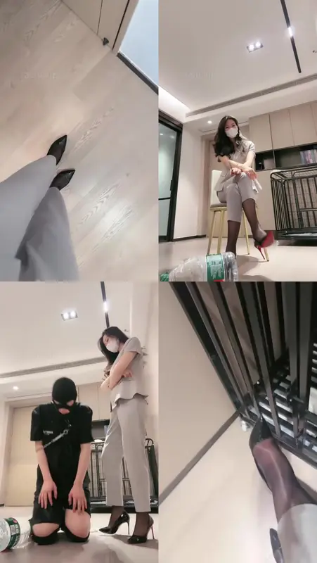 禾末-家务奴实录-全程负重被奴役