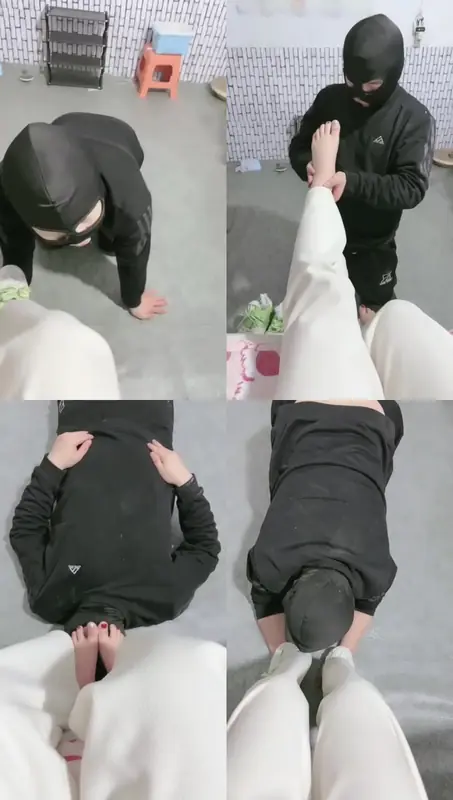 大小姐S-奖励狗舔运动鞋白棉袜jio