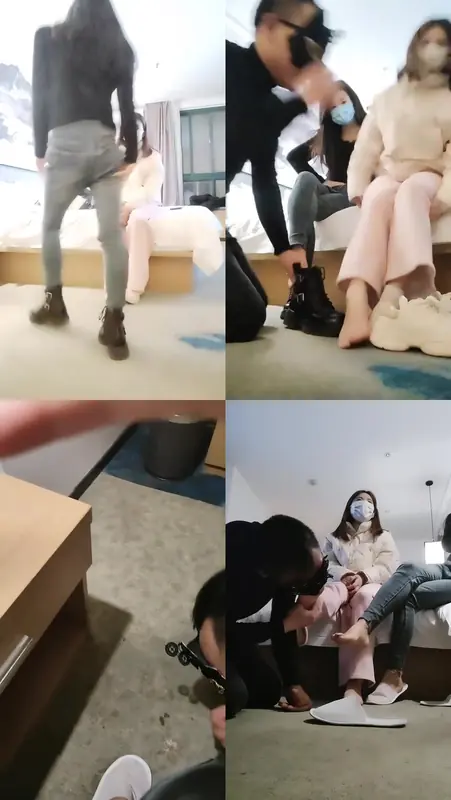 心理学M-素人双S_清理脏鞋闻舔裸足棉袜脚骑马转胯