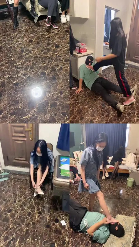 精神小妹-群提档窒息41分钟6S学生主暴力踢踹窒息