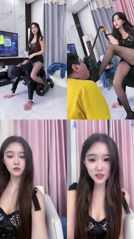 麋鹿银儿-芙芙冷美人出事骑马爬行鞭打网袜臭脚捂脸舔脏鞋底