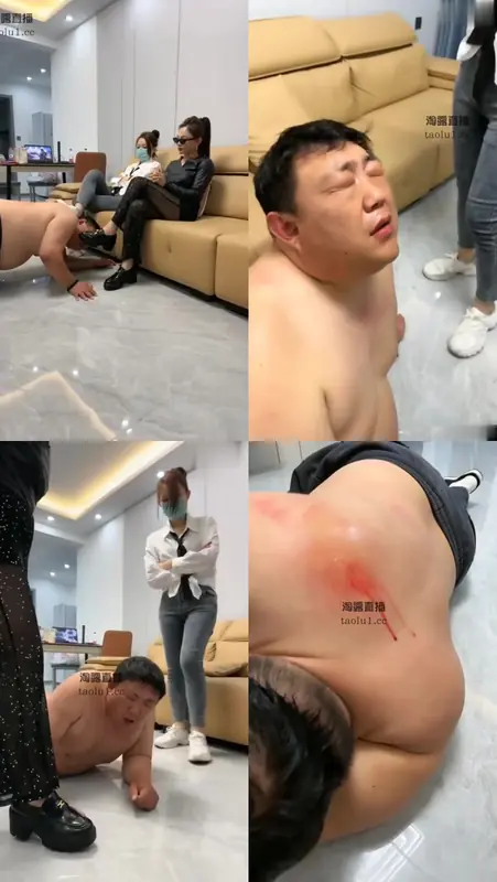 奕大-双主数据线抽家奴针扎耳光口水踢裆踩踏