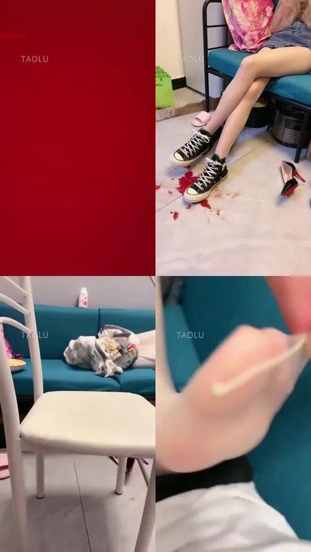 万一-第一视角绝世美腿踩踏水果